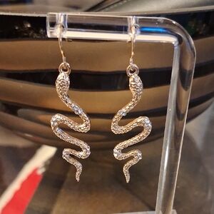 GOLD SNAKE EARRINGS
